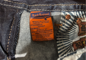 Rock Revival Low Rise Capris