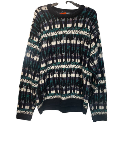 Abstract Wool Sweater