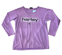 Load image into Gallery viewer, Vintage 1996 Harley Davidson “harley” Purple Women’s Longsleeve