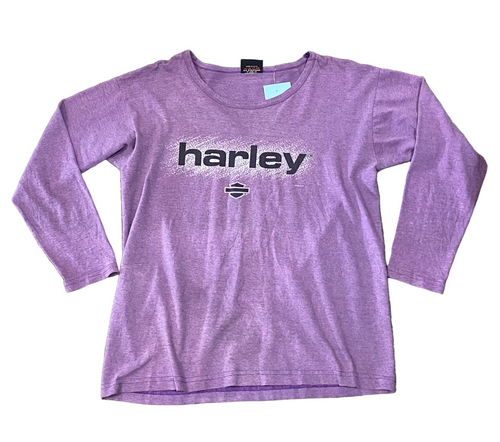 Vintage 1996 Harley Davidson “harley” Purple Women’s Longsleeve