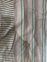 Load image into Gallery viewer, Multi-colored striped button up w/bow tie collar