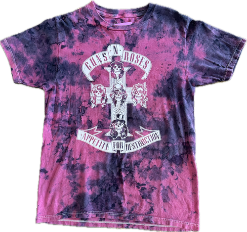 Gun n roses tie-dye tee ￼