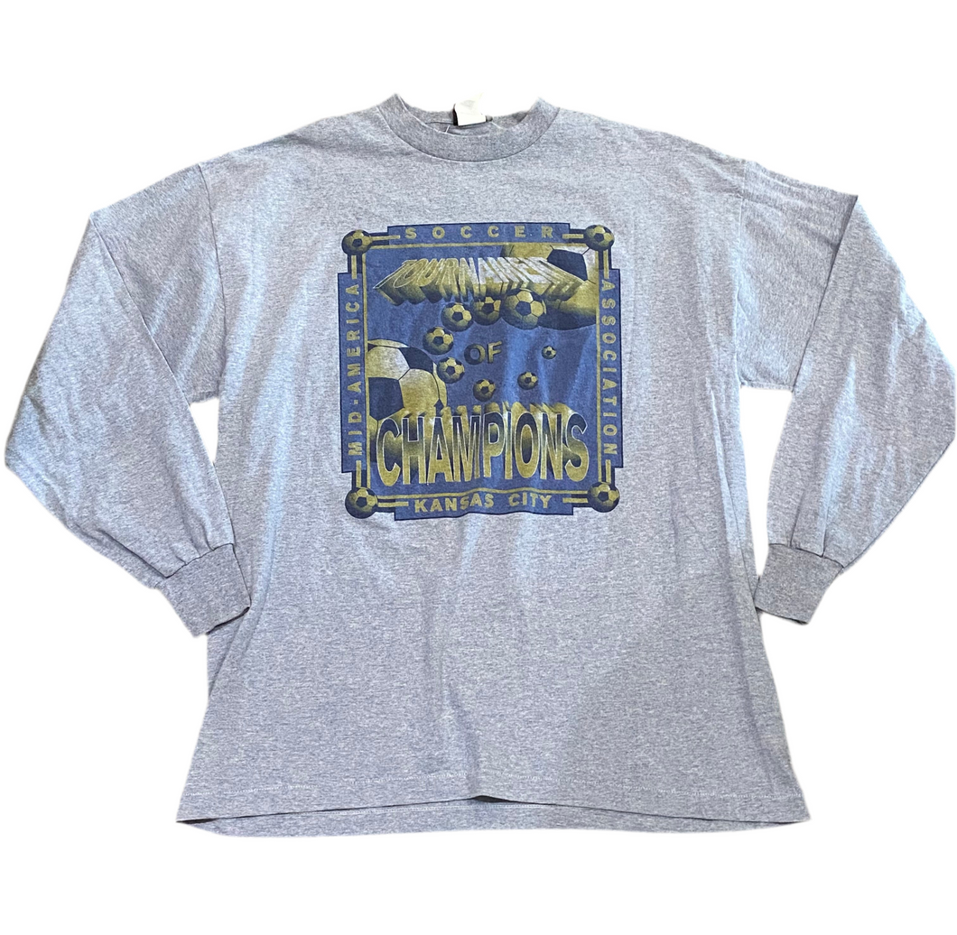 Kansas City Soccer “Tournament of Champions” Blue Long Sleeve Shirt
