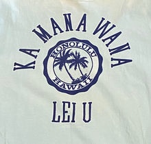 Load image into Gallery viewer, 79’ “Ka Mana Wana Lei U” Honolulu, HI Light Blue T-Shirt