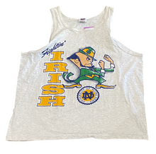 Load image into Gallery viewer, Vintage Notre Dame “Fightin’ Irish” Grey Tank Top