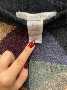 Geoffrey Beene PatchWork Sweater