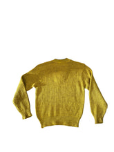 Load image into Gallery viewer, Ribbed Knit Sweater/ v-neck and collar detail