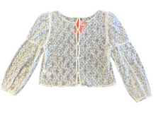 Load image into Gallery viewer, Sheer star long sleeve blouse
