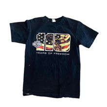 Load image into Gallery viewer, Harley Davidson Milwaukee, WI “110 Years of Freedom” Black T-Shirt