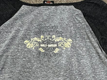 Load image into Gallery viewer, Harley Davidson El Paso, TX Grey &amp; Black Raglan Tee