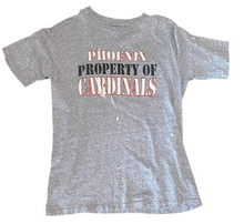 Load image into Gallery viewer, Phoenix Cardinals &quot;Property of Cardinals&quot; Grey T-Shirt