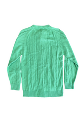 Load image into Gallery viewer, Vintage Femme Green Knit Sweater