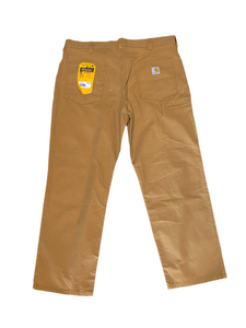 Carhartt "Classic Brown" Rugged Flex Canvas 5-Pocket Work Pant Size 38x30 *new with tag*