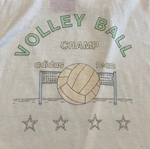 Load image into Gallery viewer, Vintage Adidas Volleyball Team Champ White T-Shirt