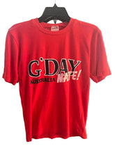 Load image into Gallery viewer, Vintage Australia “G’day Mate!” Red T-Shirt