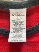 Load image into Gallery viewer, Vintage Calvin Klein Navy-Collared Red T-Shirt