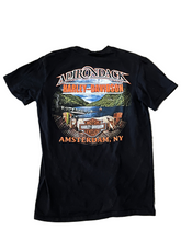 Load image into Gallery viewer, 2013 Harley Davidson Adirondacks Amsterdam, NY Black T-Shirt