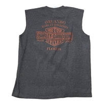 Load image into Gallery viewer, Harley Davison Orlando, FL Grey Muscle Tank Top
