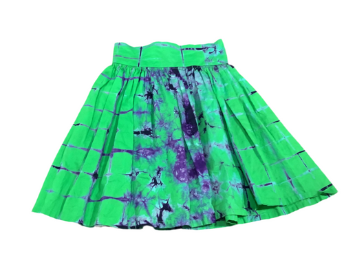 Neon Tie Dye Skirt