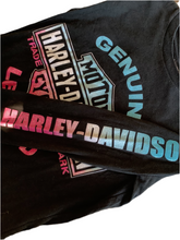 Load image into Gallery viewer, Youth Glitter Harley Davidson tee