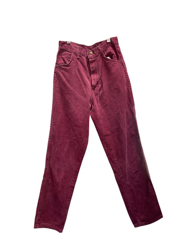 VNTG Rustler Maroon Cotton Pants