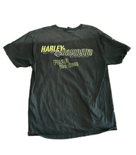 Load image into Gallery viewer, Harley Davidson Motorcycles “Fear No One” Green T-Shirt