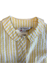 Load image into Gallery viewer, Vintage Yellow Seersucker Dress