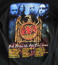 Load image into Gallery viewer, 2002 Slayer “God Hates Us All” Tour T-Shirt