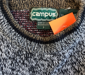 Campus Knit Triangle Sweater