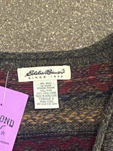 Load image into Gallery viewer, Eddie Bauer 100% Wool Earth Tone Sweater Vest