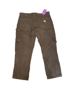 Carhartt "Dark Brown" Relaxed-Fit Pants 34x30
