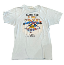 Load image into Gallery viewer, 82’ Wolf Creek “Taste the High Country” Light Blue T-Shirt