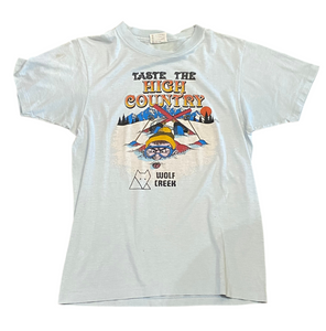 82’ Wolf Creek “Taste the High Country” Light Blue T-Shirt