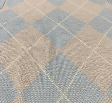 Load image into Gallery viewer, Jane Adams Knitwear Light Blue Argyle Sweater