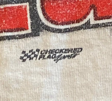 Load image into Gallery viewer, Vintage 2000&#39;s NASCAR &quot;On The Edge of Your Seat&quot; Cream T-Shirt