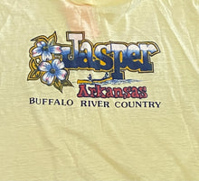 Load image into Gallery viewer, Vintage Jasper, Arkansas “Buffalo River Country” Yellow T-Shirt