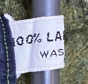 Sears 100% Lamb’s Wool Dark Green Sweater