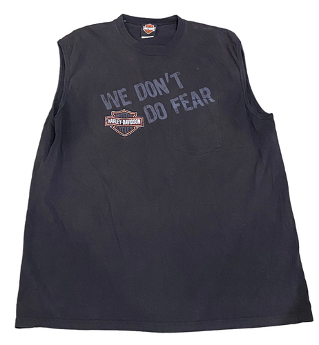 Harley Davidson “We Don’t Do Fear Exeter, RI Black Muscle