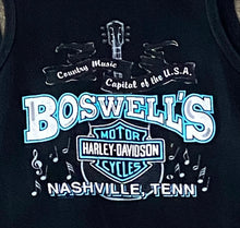 Load image into Gallery viewer, Harley Davidson Nashville, TN Button-Up Black Women’s Tank Top