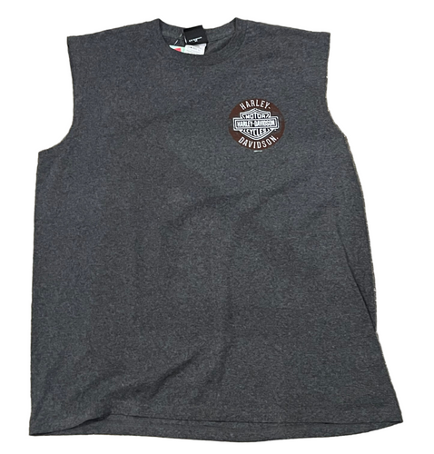 Harley Davison Orlando, FL Grey Muscle Tank Top