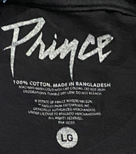 Load image into Gallery viewer, Prince “1999” Prince with Guitar Re-Print Black T-Shirt