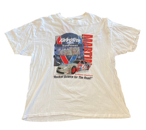 1998 Mark Martin Synpower Racing NASCAR White T-Shirt