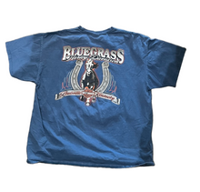 Load image into Gallery viewer, 2009 Harley Davidson Kentucky, TN Map &amp; Horses Blue T-Shirt