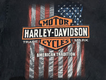 Load image into Gallery viewer, 2011 Harley Davidson American Flag Daytona Beach, FL Grey T-Shirt