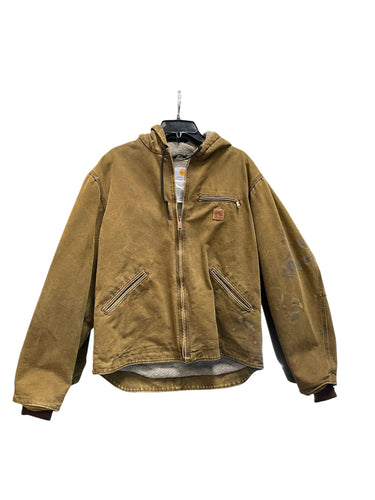 Carhartt Sherpa Lined Olive Green Jacket