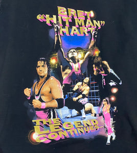 1996 Bret “Hit Man” Hart “The Legend Continues” T-Shirt