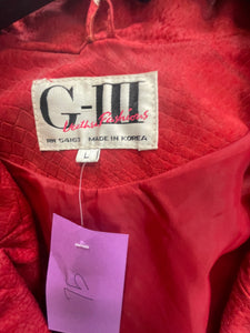 Red Fringe Western Leather Jacket