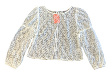 Load image into Gallery viewer, Sheer star long sleeve blouse