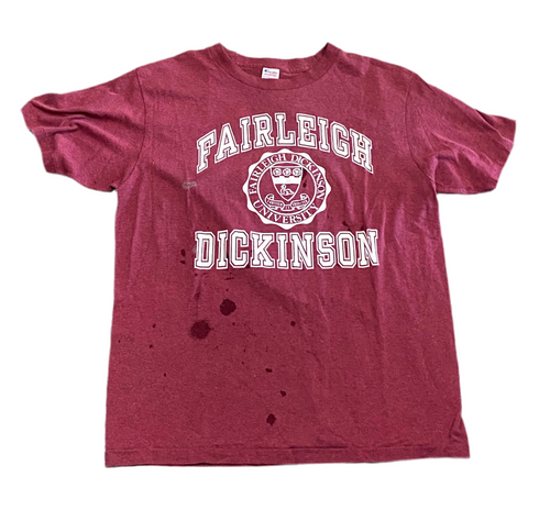 Vintage Fairleigh Dickinson University Red T-Shirt