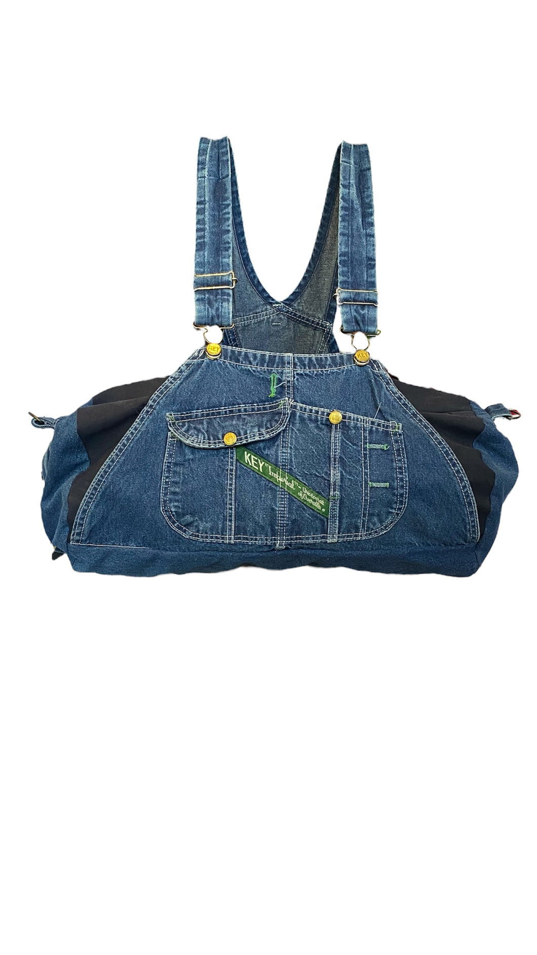 Handmade Key Brand Overalls Duffle Bag